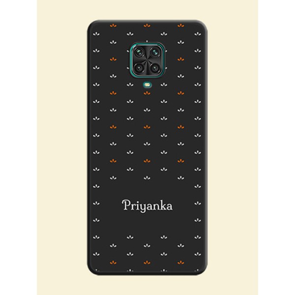 Simple Pattern With Custom Text On Space Black Personalized Soft Matte Phone Covers -Xiaomi Redmi Note 9 Pro Max Simple Pattern With Custom Text On Space Black Personalized Soft Matte Phone Covers -Xiaomi Redmi Note 9 Pro Max