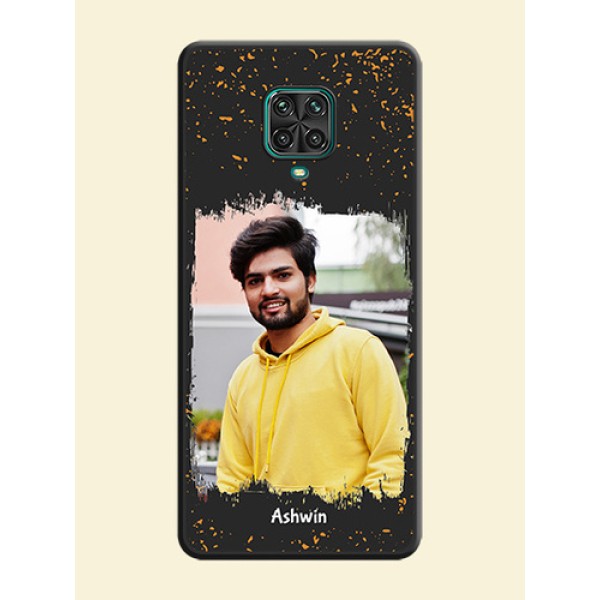 Spray Free Design on Photo on Space Black Soft Matte Phone Cover - Redmi Note 9 Pro Spray Free Design on Photo on Space Black Soft Matte Phone Cover - Redmi Note 9 Pro