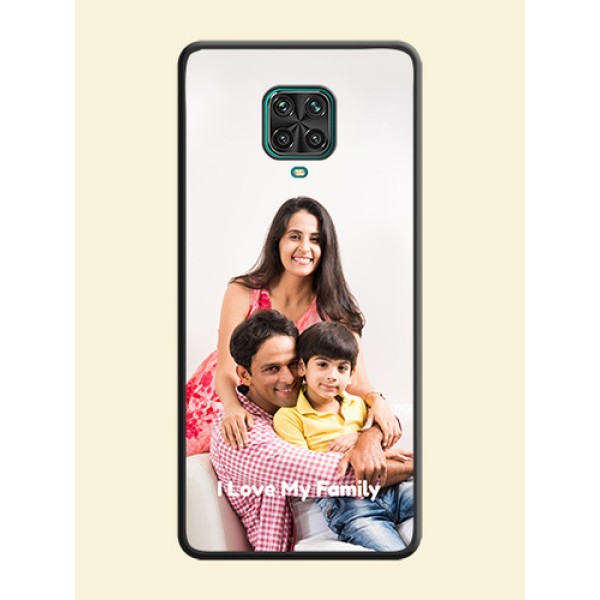 Full Single Pic Upload With Text On Space Black Personalized Soft Matte Phone Covers -Xiaomi Redmi Note 9 Pro Full Single Pic Upload With Text On Space Black Personalized Soft Matte Phone Covers -Xiaomi Redmi Note 9 Pro
