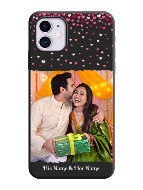 Custom Fall in Love with Your Partner  - Photo on Space Black Soft Matte Phone Cover - iPhone 11