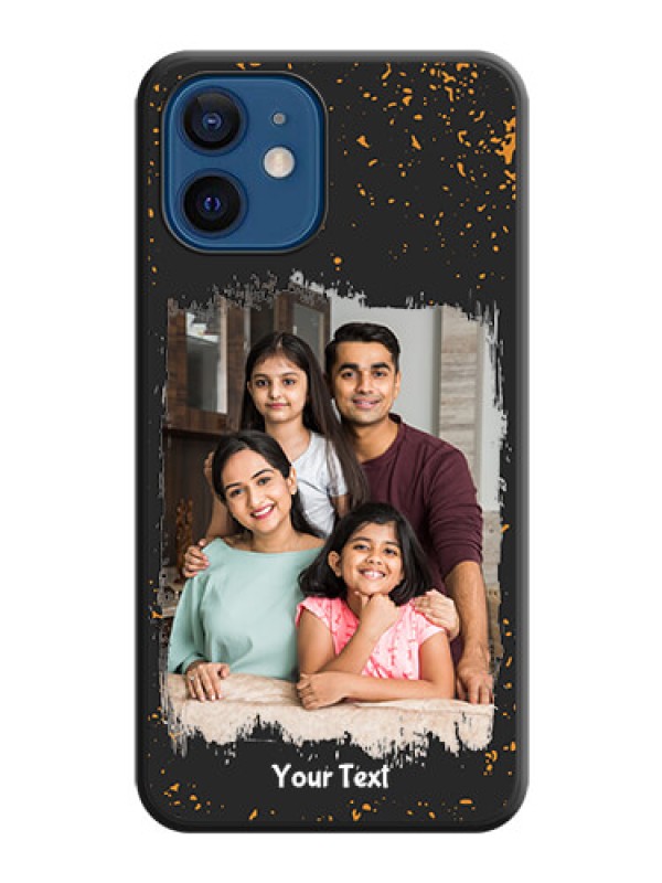 Custom Spray Free Design on Photo on Space Black Soft Matte Phone Cover - iPhone 12