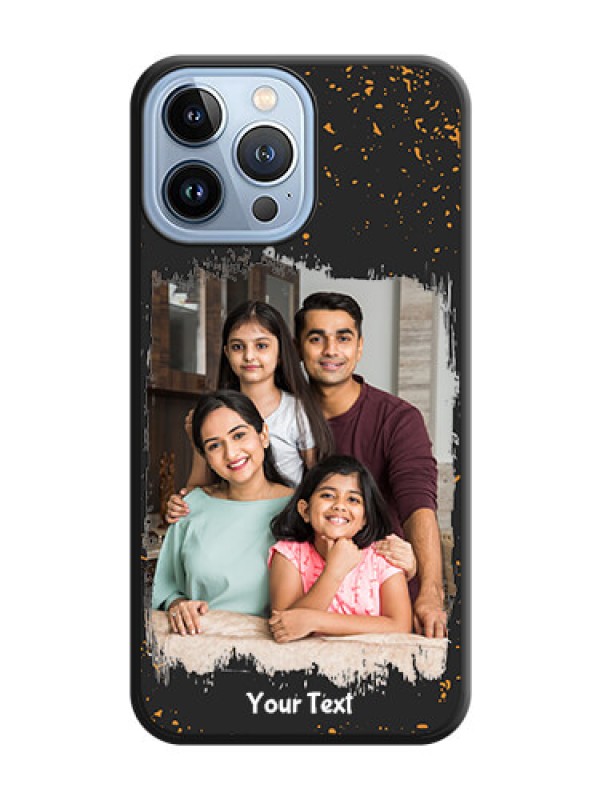 Custom Spray Free Design on Photo on Space Black Soft Matte Phone Cover - iPhone 13 Pro Max