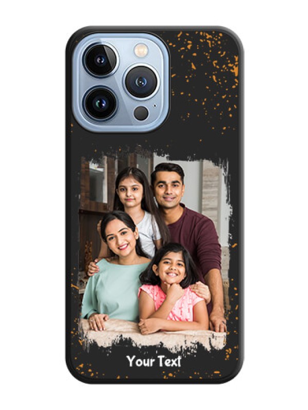 Custom Spray Free Design on Photo on Space Black Soft Matte Phone Cover - iPhone 13 Pro