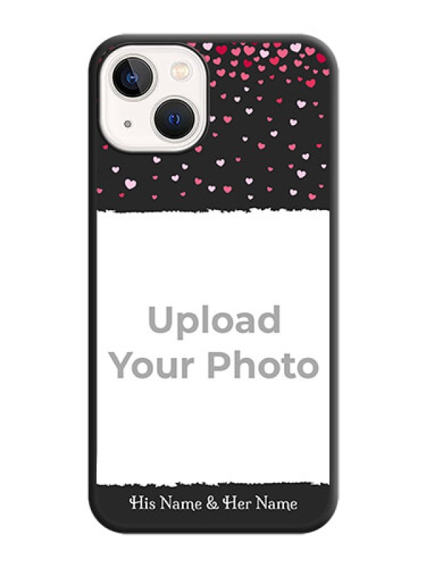 Custom Fall in Love with Your Partner  on Photo on Space Black Soft Matte Phone Cover - iPhone 14 Plus