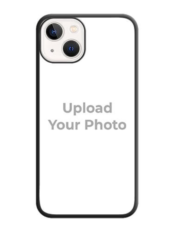 Custom Full Single Pic Upload On Space Black Personalized Soft Matte Phone Covers -Apple Iphone 14 Plus