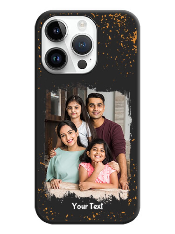 Custom Spray Free Design on Photo on Space Black Soft Matte Phone Cover - iPhone 14 Pro Max