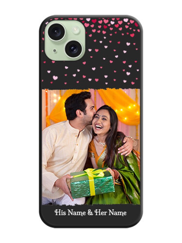 Custom Fall in Love with Your Partner - Photo on Space Black Soft Matte Phone Cover - iPhone 15 Plus