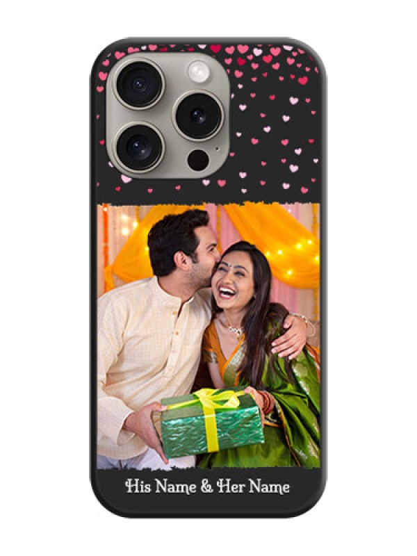Custom Fall in Love with Your Partner - Photo on Space Black Soft Matte Phone Cover - iPhone 15 Pro