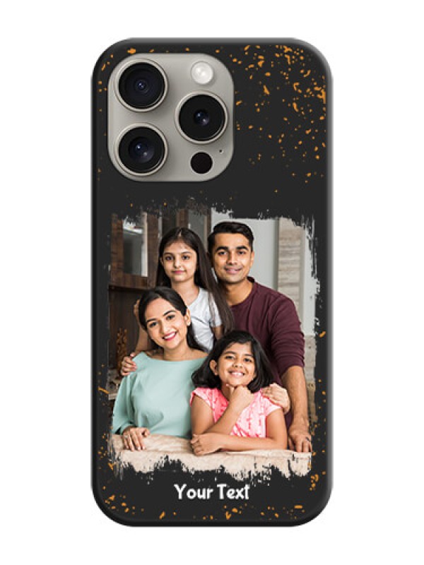Custom Spray Free Design - Photo on Space Black Soft Matte Phone Cover - iPhone 15 Pro