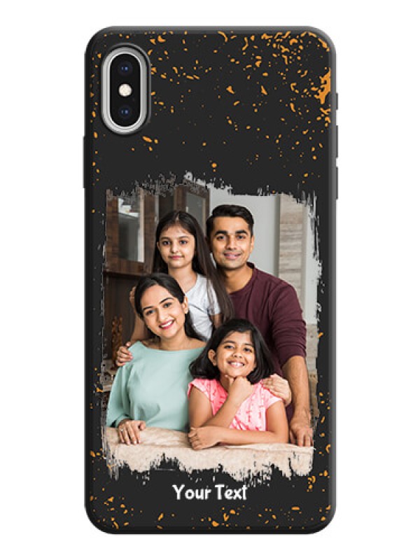 Custom Spray Free Design - Photo on Space Black Soft Matte Phone Cover - iPhone XS Max