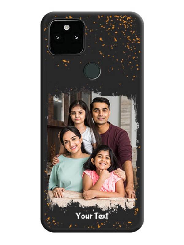 Custom Spray Free Design on Photo on Space Black Soft Matte Phone Cover - Pixel 5A 5G
