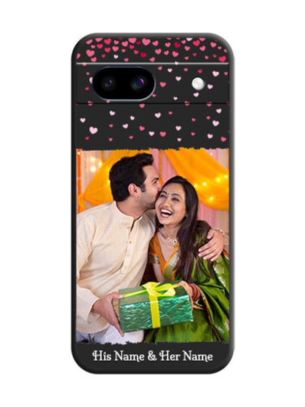 Custom Fall in Love with Your Partner on Photo On Space Black Custom Soft Matte Mobile Back Cover - Google Pixel 8A 5G