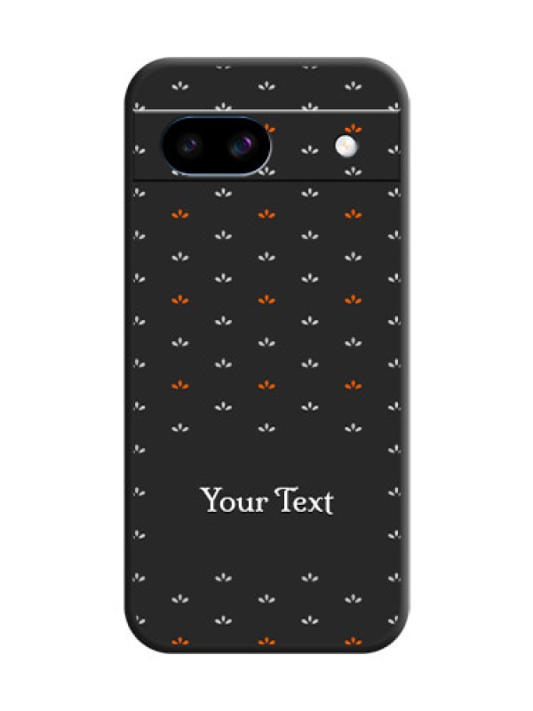 Custom Simple Pattern With Custom Text On Space Black Custom Soft Matte Mobile Back Cover - Google Pixel 8A 5G