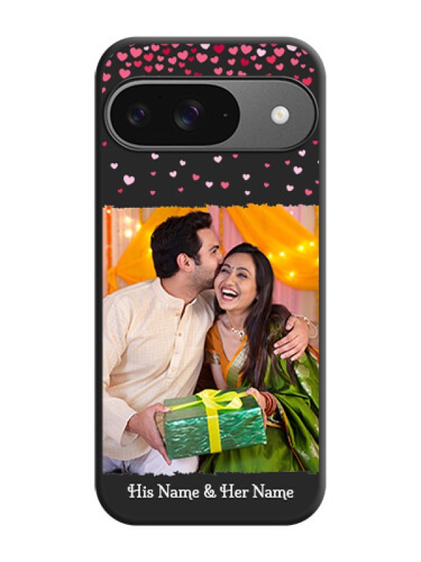 Custom Fall in Love with Your Partner on Photo On Space Black Custom Soft Matte Mobile Back Cover - Google Pixel 9 5G