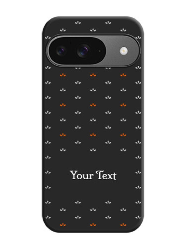 Custom Simple Pattern With Custom Text On Space Black Custom Soft Matte Mobile Back Cover - Google Pixel 9 5G