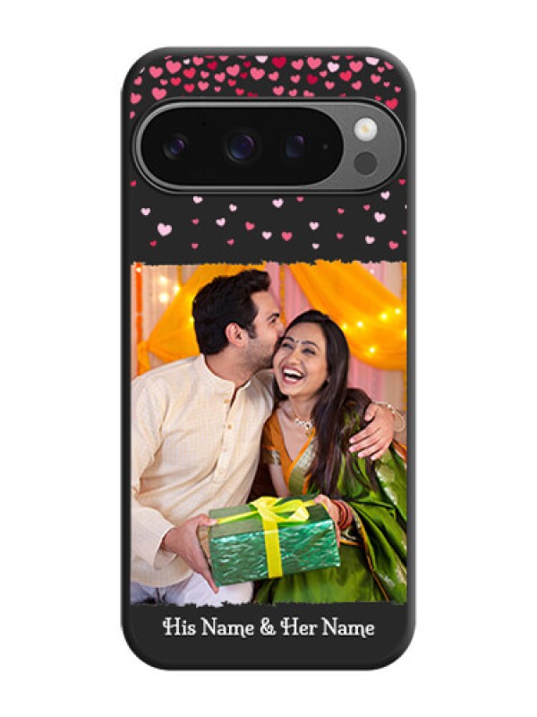 Custom Fall in Love with Your Partner on Photo On Space Black Custom Soft Matte Mobile Back Cover - Google Pixel 9 Pro 5G