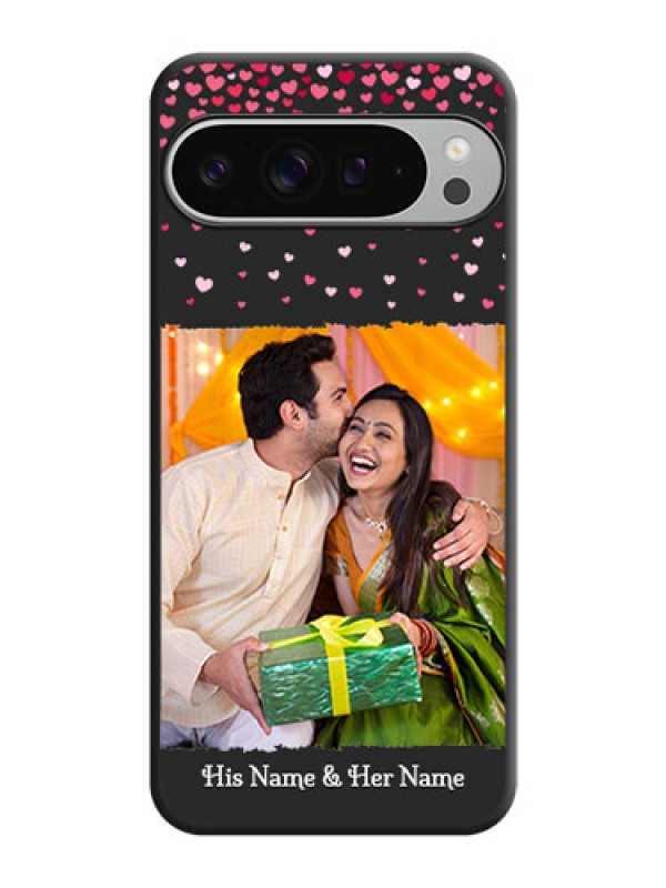 Custom Fall in Love with Your Partner on Photo On Space Black Custom Soft Matte Mobile Back Cover - Pixel 9 Pro Xl