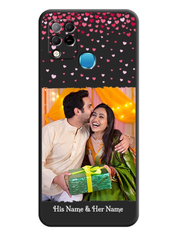 Custom Fall in Love with Your Partner  on Photo on Space Black Soft Matte Phone Cover - Infinix Hot 10s