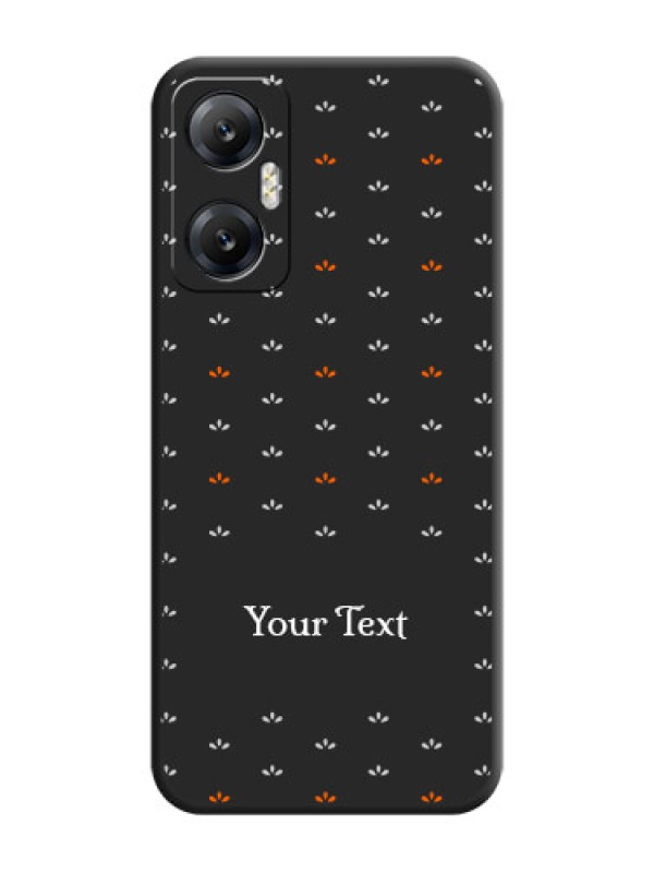 Custom Simple Pattern With Custom Text On Space Black Personalized Soft Matte Phone Covers - Infinix Hot 20 5G