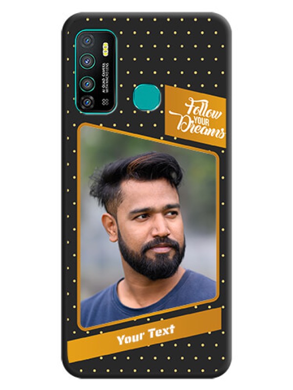Custom Follow Your Dreams with White Dots on Space Black Custom Soft Matte Phone Cases - Infinix Hot 9 Pro