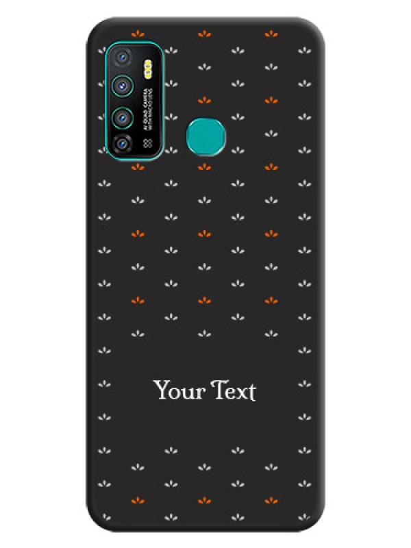 Custom Simple Pattern With Custom Text On Space Black Personalized Soft Matte Phone Covers -Infinix Hot 9 Pro