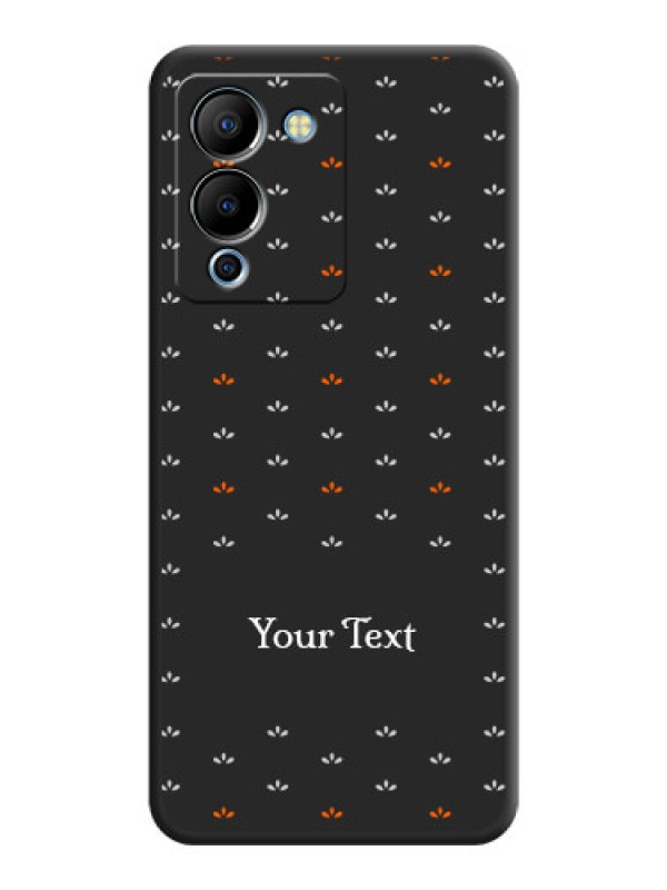 Custom Simple Pattern With Custom Text On Space Black Personalized Soft Matte Phone Covers -Infinix Note 12 Turbo