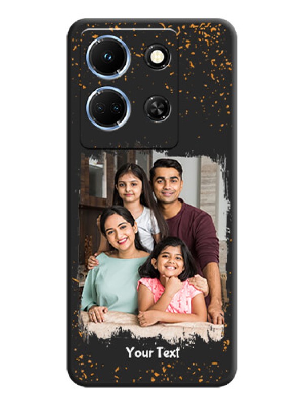 Custom Spray Free Design - Photo on Space Black Soft Matte Phone Cover - Infinix Note 30 5G