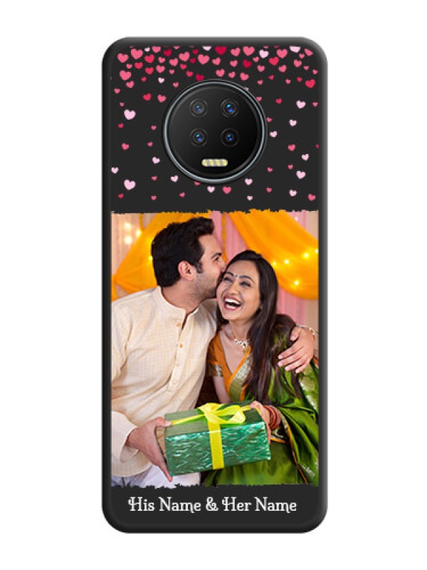Custom Fall in Love with Your Partner  on Photo on Space Black Soft Matte Phone Cover - Infinix Note 7