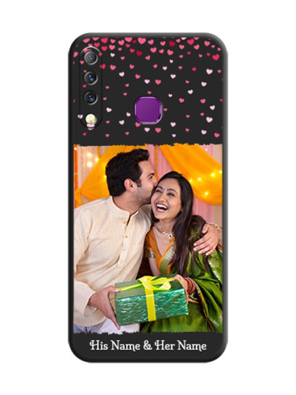 Custom Fall in Love with Your Partner on Photo On Space Black Custom Soft Matte Mobile Back Cover - Infinix S4