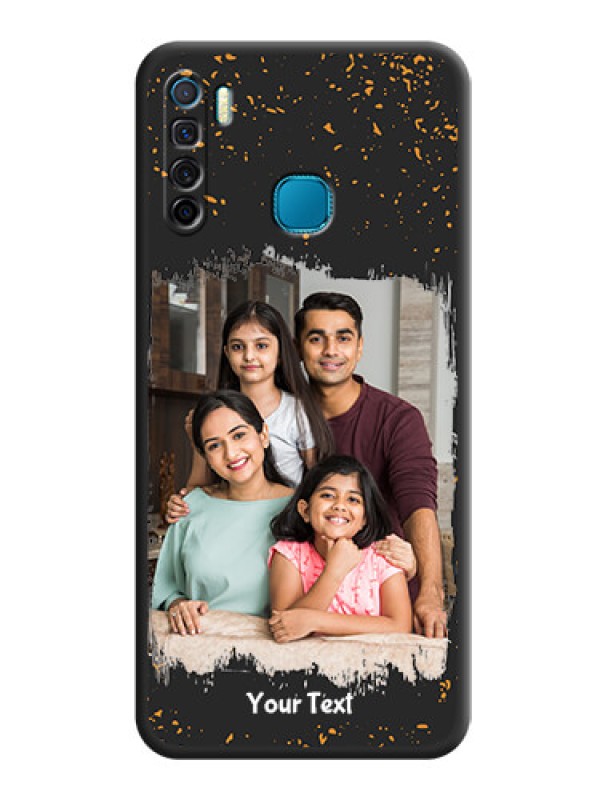 Custom Spray Free Design on Photo on Space Black Soft Matte Phone Cover - Infinix S5 Lite
