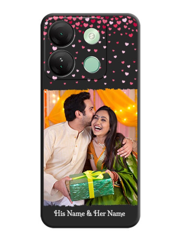 Custom Fall in Love with Your Partner - Photo on Space Black Soft Matte Phone Cover - Infinix Smart 7 Hd
