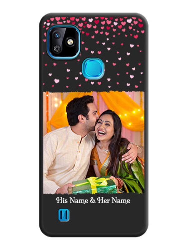 Custom Fall in Love with Your Partner  on Photo on Space Black Soft Matte Phone Cover - Infinix Smart Hd 2021