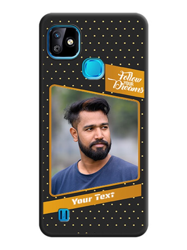 Custom Follow Your Dreams with White Dots on Space Black Custom Soft Matte Phone Cases - Infinix Smart Hd 2021