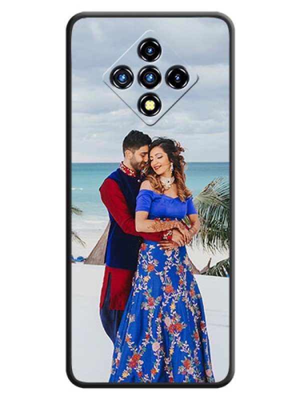 Custom Full Single Pic Upload On Space Black Personalized Soft Matte Phone Covers -Infinix Zero 8