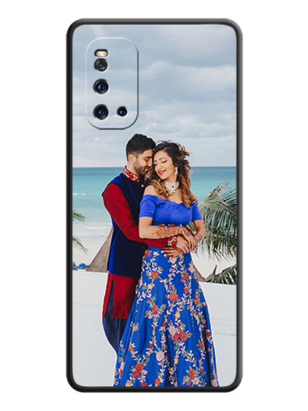 Custom Full Single Pic Upload On Space Black Personalized Soft Matte Phone Covers -Iqoo 3 5G