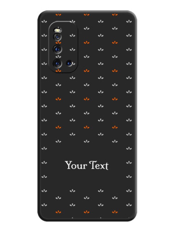Custom Simple Pattern With Custom Text On Space Black Personalized Soft Matte Phone Covers -Iqoo 3 5G