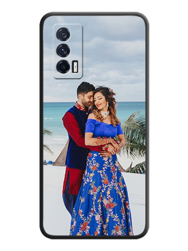 Custom Full Single Pic Upload On Space Black Personalized Soft Matte Phone Covers -Iqoo 7 5G