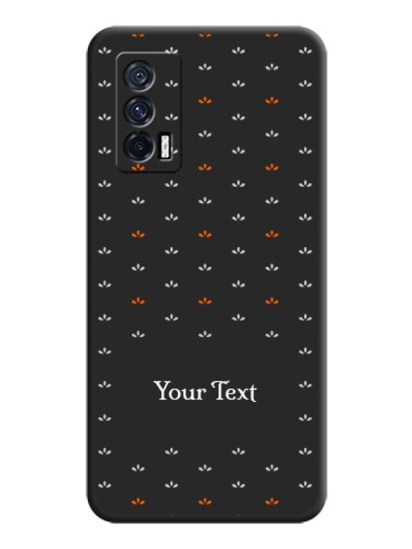 Custom Simple Pattern With Custom Text On Space Black Personalized Soft Matte Phone Covers -Iqoo 7 5G