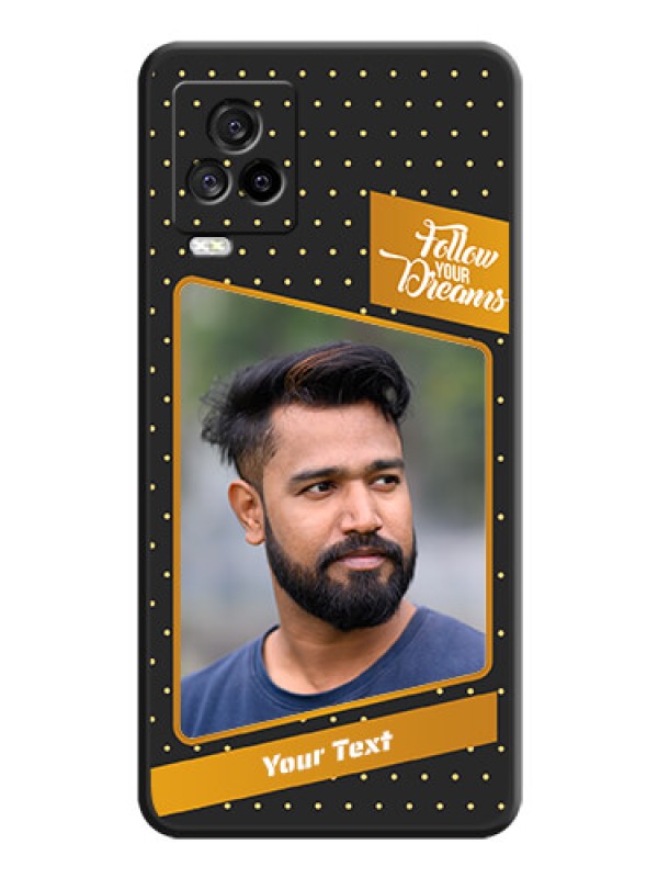 Custom Follow Your Dreams with White Dots on Space Black Custom Soft Matte Phone Cases - iQOO 7 Legend