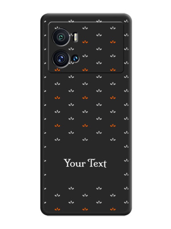 Custom Simple Pattern With Custom Text On Space Black Personalized Soft Matte Phone Covers -Iqoo 9 Pro 5G