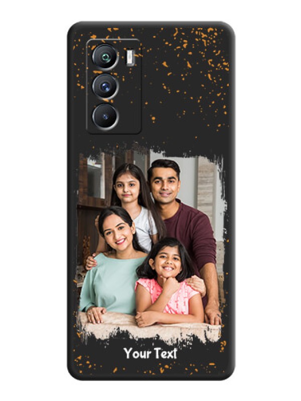 Custom Spray Free Design on Photo on Space Black Soft Matte Phone Cover - iQOO 9 Se 5G