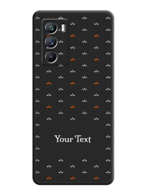 Custom Simple Pattern With Custom Text On Space Black Personalized Soft Matte Phone Covers -Iqoo 9 Se 5G