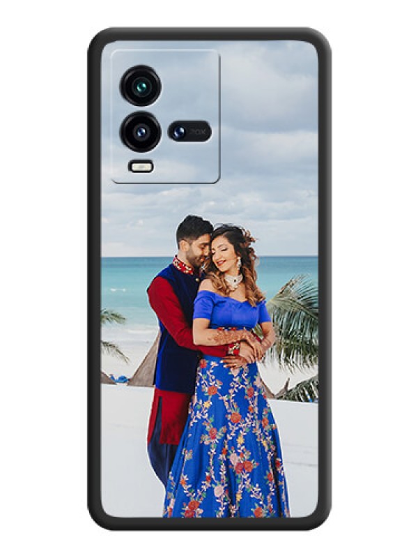Custom Full Single Pic Upload On Space Black Personalized Soft Matte Phone Covers -Iqoo 9T 5G