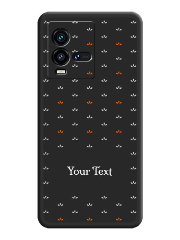 Custom Simple Pattern With Custom Text On Space Black Personalized Soft Matte Phone Covers -Iqoo 9T 5G