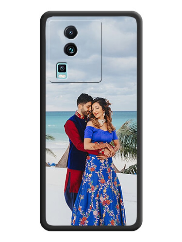 Custom Full Single Pic Upload On Space Black Personalized Soft Matte Phone Covers -Iqoo Neo 7 5G