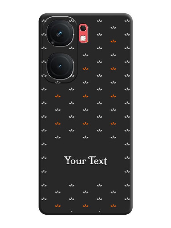 Custom Simple Pattern With Custom Text On Space Black Personalized Soft Matte Phone Covers - iQOO Neo 9 Pro 5G