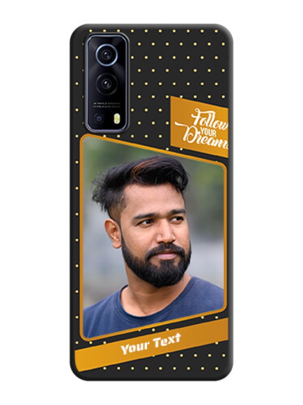 Custom Follow Your Dreams with White Dots on Space Black Custom Soft Matte Phone Cases - iQOO Z3 5G