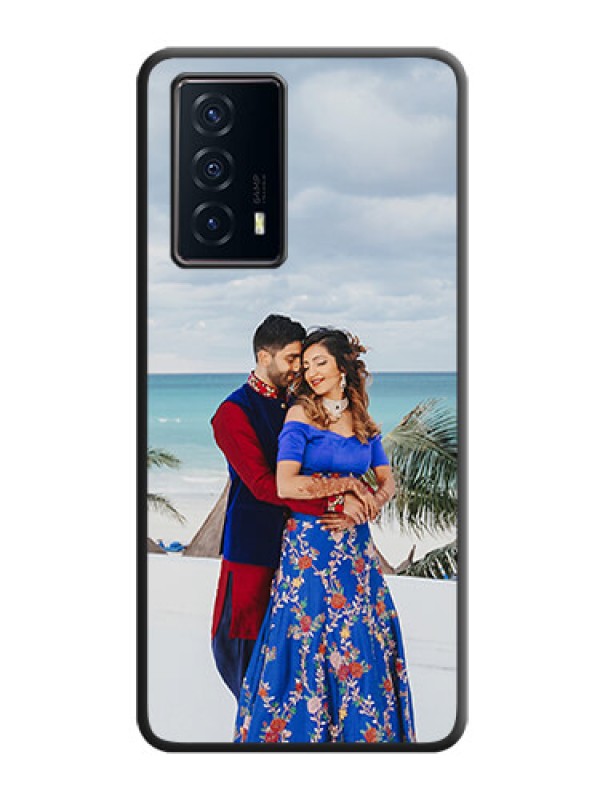Custom Full Single Pic Upload On Space Black Personalized Soft Matte Phone Covers -Iqoo Z5 5G