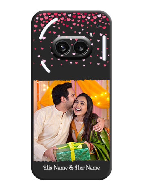 Custom Fall in Love with Your Partner - Photo on Space Black Soft Matte Phone Cover - Nothing Phone 2A 5G
