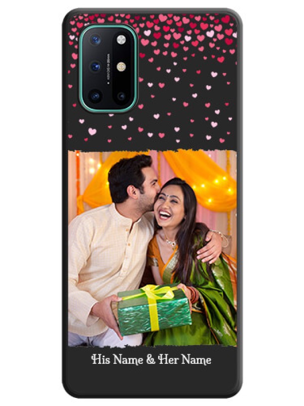Custom Fall in Love with Your Partner  on Photo on Space Black Soft Matte Phone Cover - OnePlus 8T